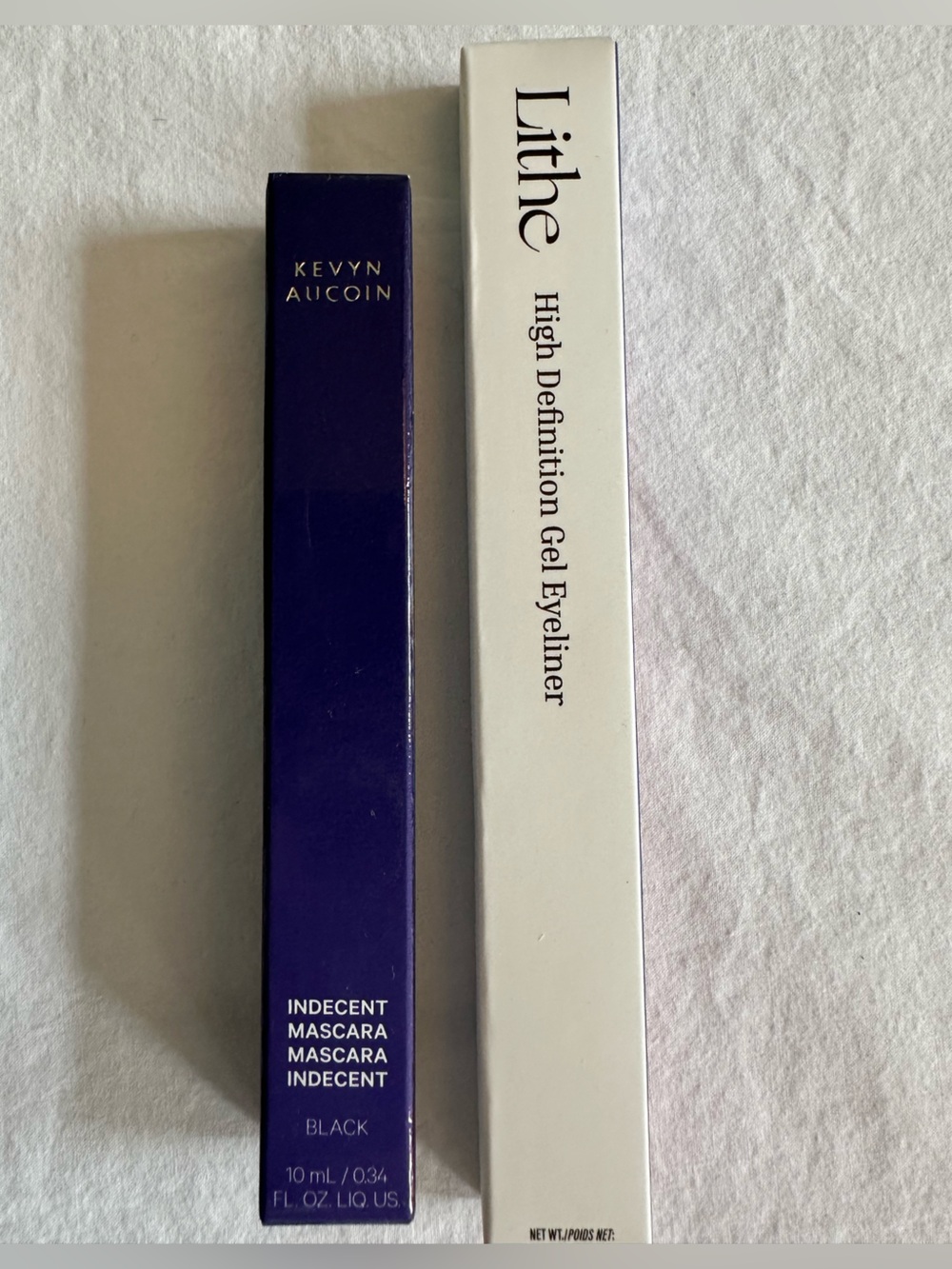 Kevyn Aucoin Indecent Mascara - Black and Lithe High Definition Gel Eyeliner set